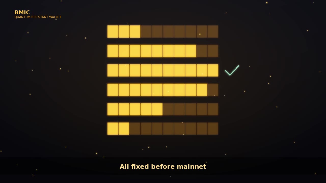 Zero Critical Matters — BMIC Quantum-Resistant Wallet
