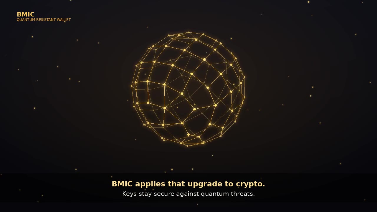 BMIC Quantum-Resistant Wallet: Cryptography Lock Analogy