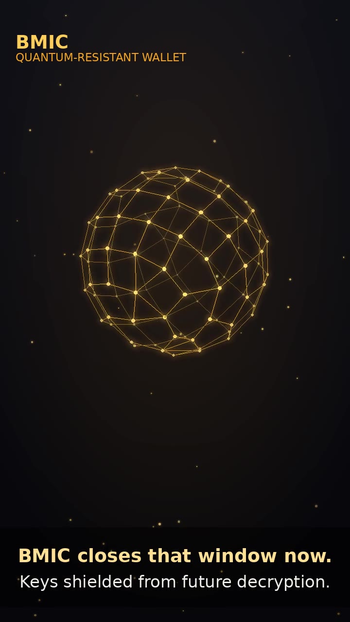 BMIC Quantum-Resistant Wallet: Urgent Harvest Now Hook