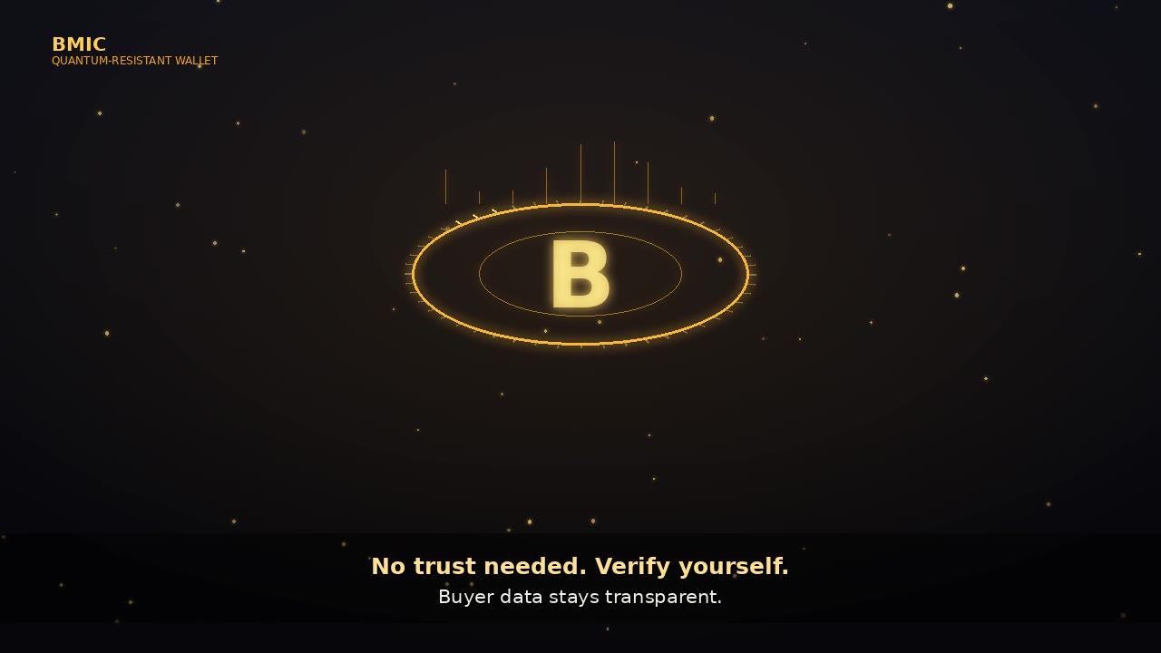BMIC Quantum-Resistant Wallet: On-Chain Verifiability